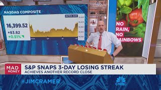 The market may be due for a decline. Cramer explains why you shouldn't fear it