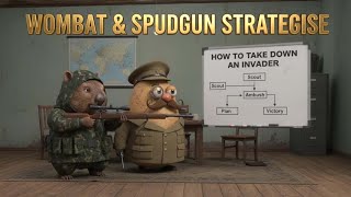 Wombat & Spudgun Strategise
Wombat & Spudgun Strategise Wombat & Spudgun Strategise