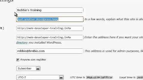 Wordpress Tutorial: How to change your title and tagline