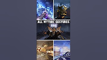 All Mythic Hand Gestures In CODM