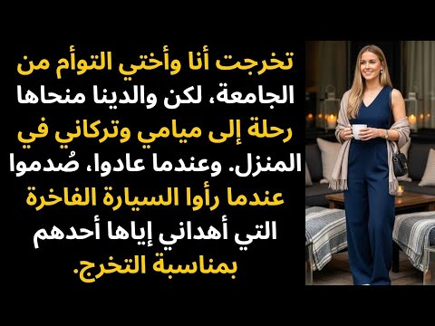 تخرجت أنا وأختي التوأم من الجامعة لكن والدينا منحاها رحلة إلى ميامي وتركاني أنا