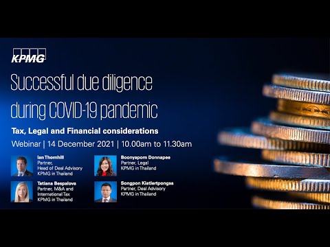 [KPMG webinar] Successful due diligence during the COVID-19 pandemic