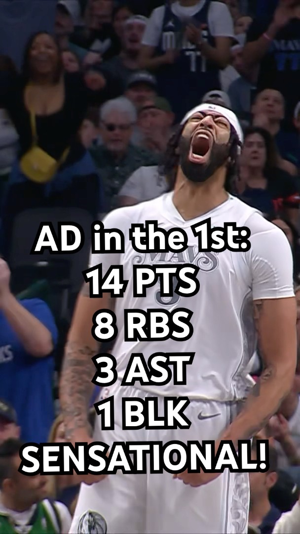 AD’s INCREDIBLE 1st QTR in his Maverick debut! ?