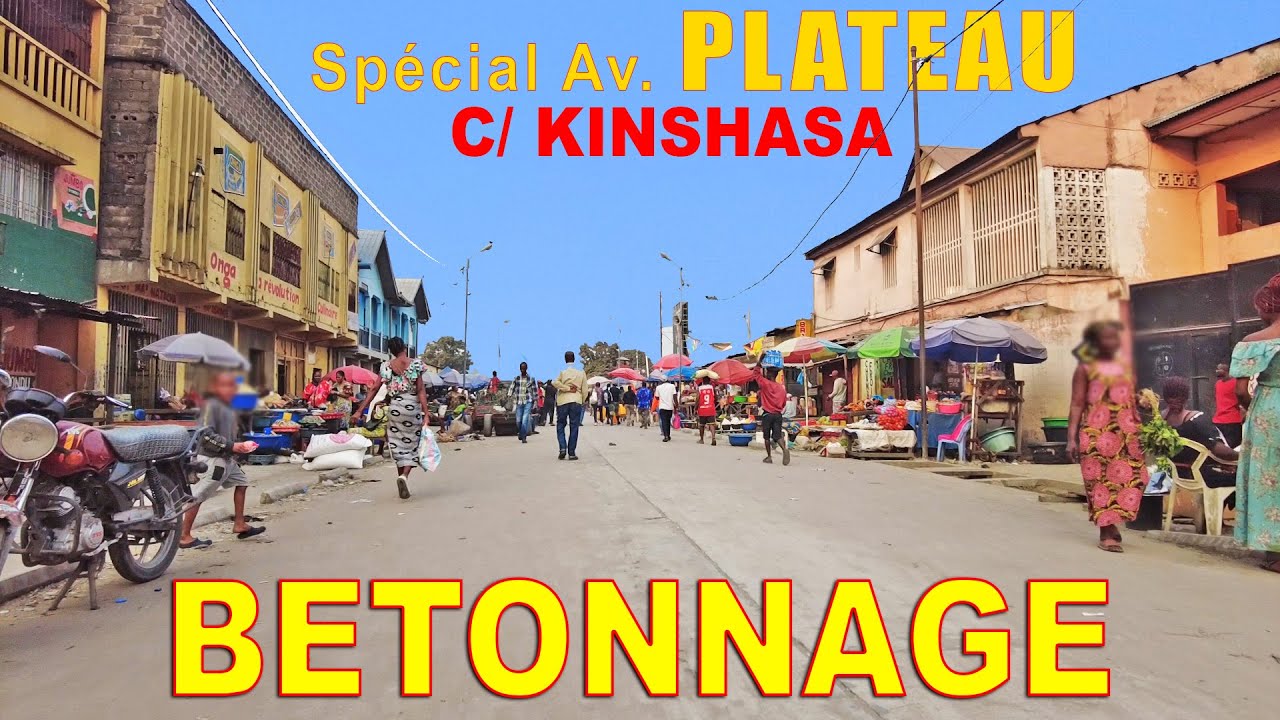 MODERNISATION ET REHABILITATION AV. PLATEAU | Commune de Kinshasa | Kinshasa-RDC