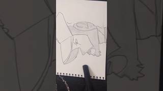How to draw Anime Male Face side view with Beard