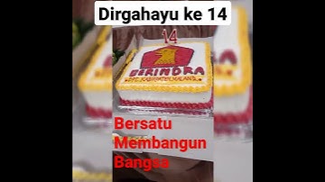 Dirgahayu GERINDRA #shorts #gerindra