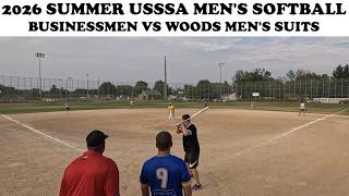 Businessmen vs Woods Men s Suits Game 2 USSSA Men s Softball