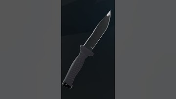 Knife i made in blender today #blender #3d #3danimation #satisfying