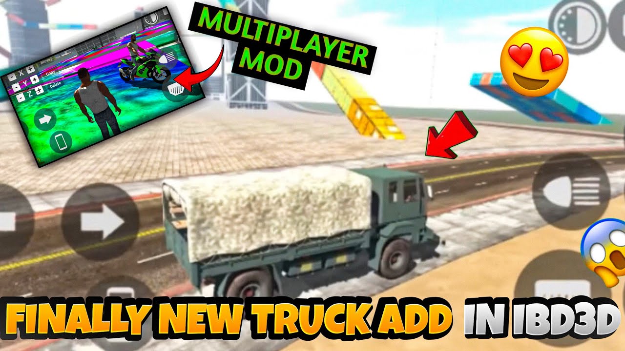 Finally add new army Truck in Indian bike driving 3d 🔥 | Multiplayer mod add 😱 | Mr Legend Gamer 