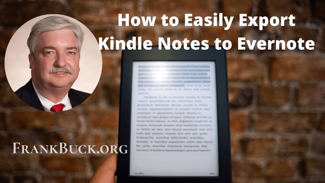 How to Easily Export Kindle Notes to Evernote - YouTube