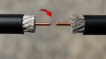 Special! Proper TV antenna cable connection technique for a crystal-clear screen.