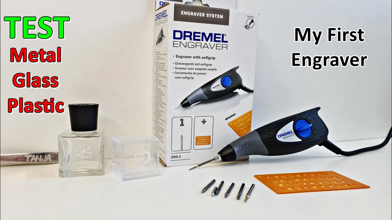 Dremel Engraver 290-1 - Unboxing + Review +Test (Plastic, Metal