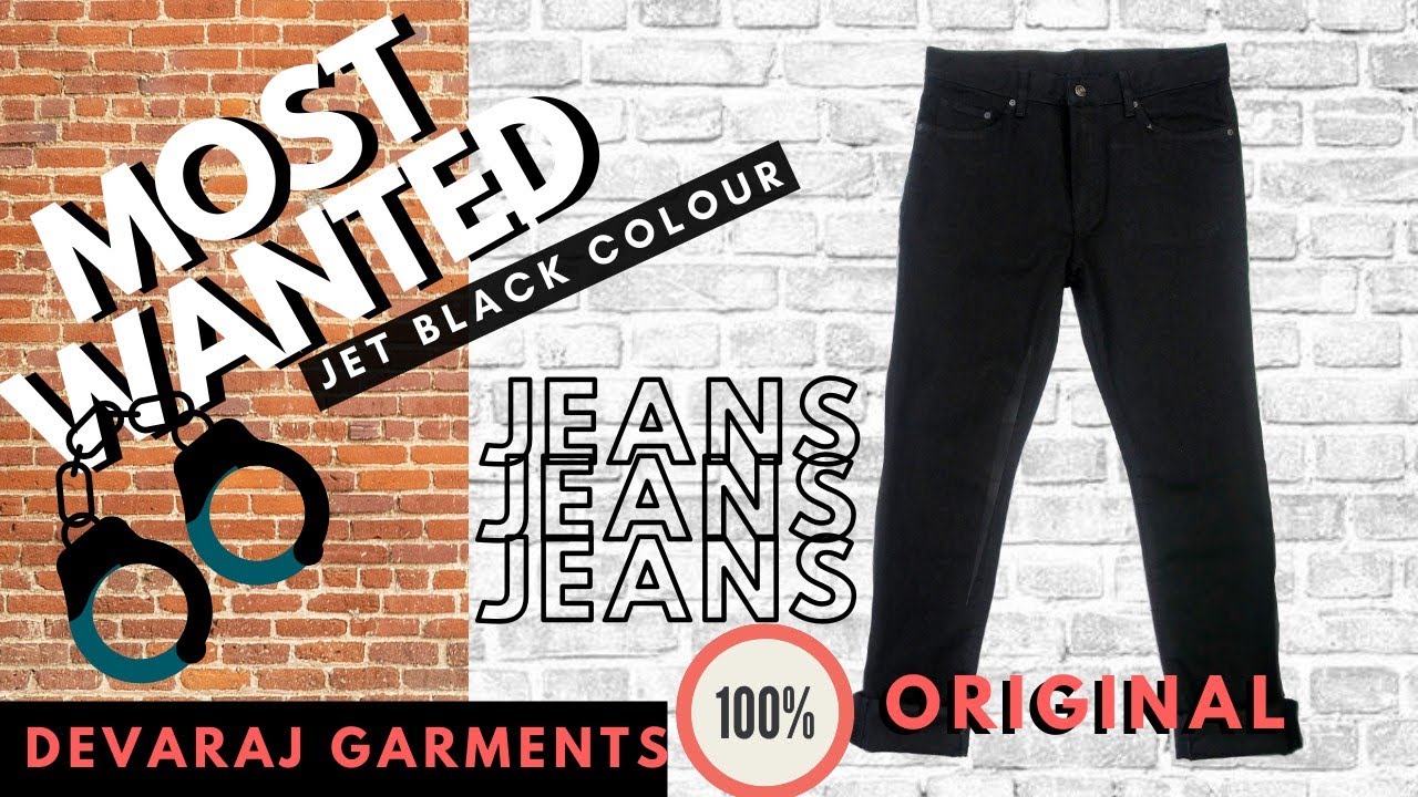🚫MOST WANTED 😍Black Jeans 🏷️ Original Brand 🛍️#devarajgarments #dg # ...