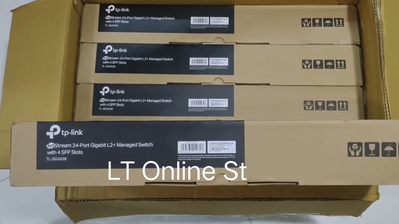  TP-Link TL-SG3428  24 Port Gigabit Switch, 4 SFP
