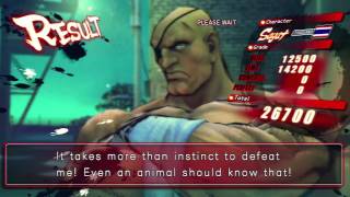 Street Fighter IV - Sagat Arcade Playthrough (1/2) [HD]