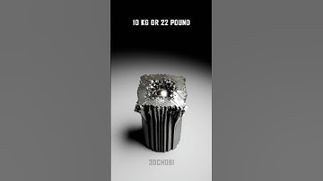 Wow Cylinder Structure of 15000 Metal Cubes Satisfying Collapse #satisfying #animation #blender