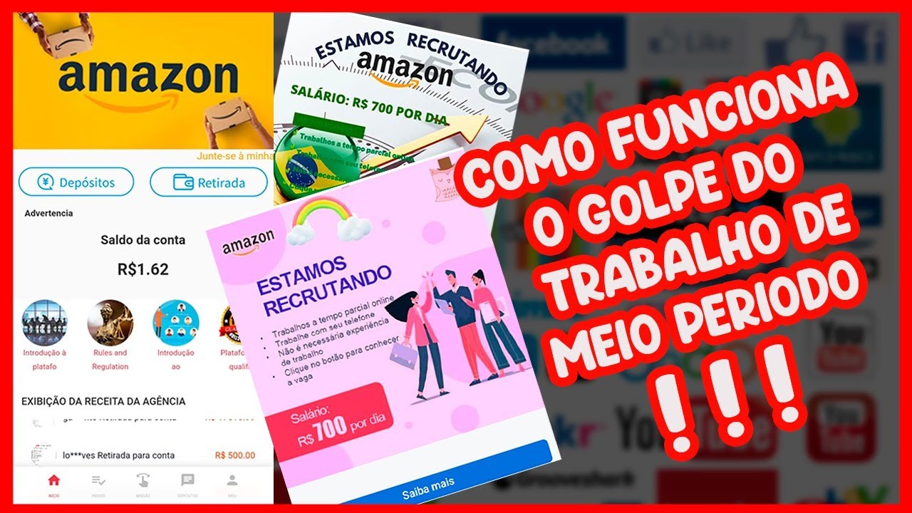 Caí no golpe do trabalho de meio período que rende R$ 5 mil por