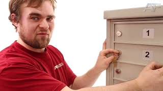 How to Change a Door on a Cluster Mailbox