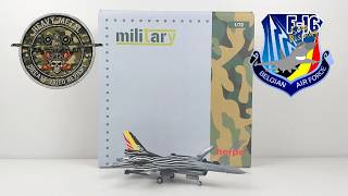 Lockheed F-16AM Belgian Air Force, F-16 Solo Display Team, Herpa 1:72 Scale Diecast Model Review