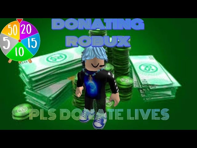 🔴Pls Donate Live! 💲Donating Robux To Viewers