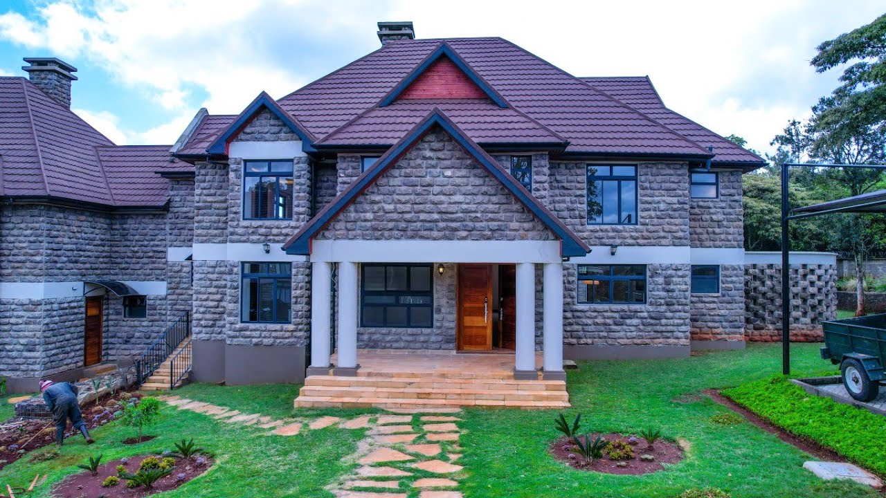Touring a Ksh 90,000,000 Modern state of the art Home Built in a Gated Community in Karen Hardy