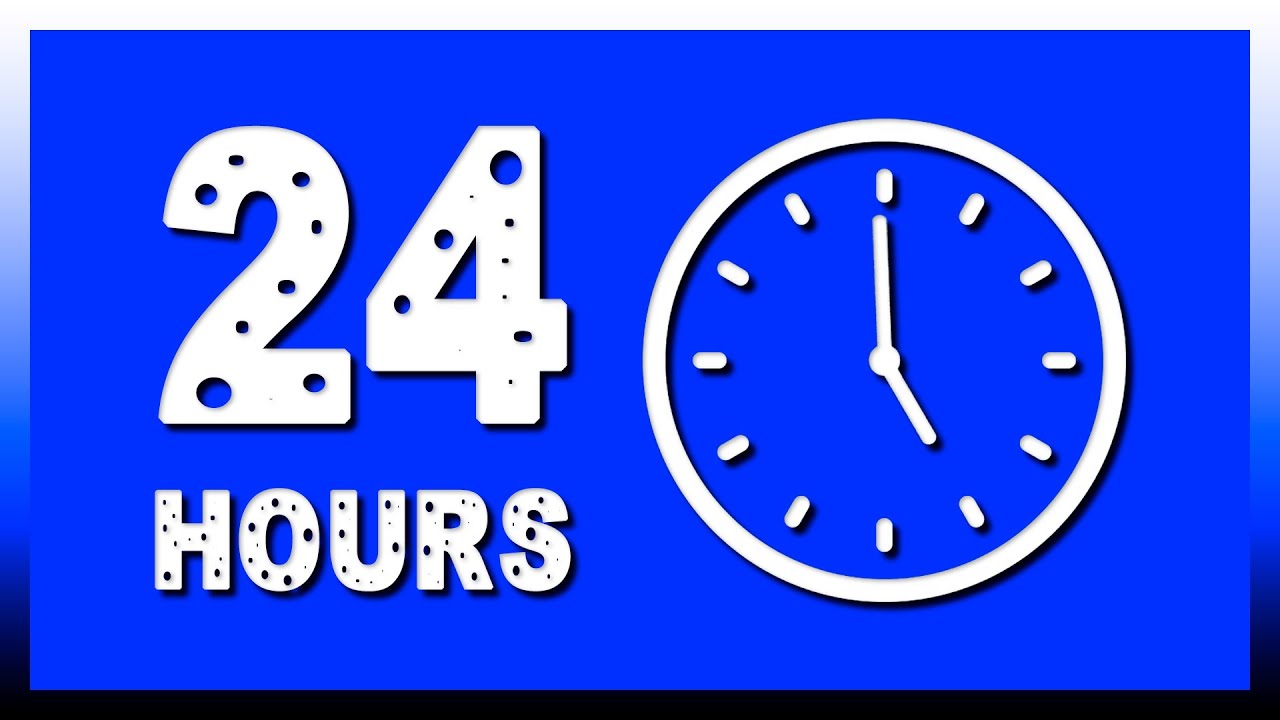 ФУТАЖ ГОДИННИКА / 24 ГОДИНИ / ЗЕЛЕНИЙ ЕКРАН CLOCK FOOTAGE / 24 HOURS