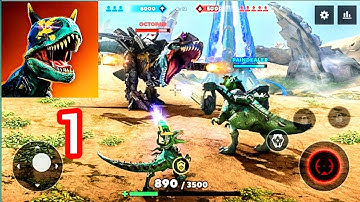 Dino Squad: TPS Dinosaur Shooter - Gameplay Walkthrough Part 1(iOS, Android)