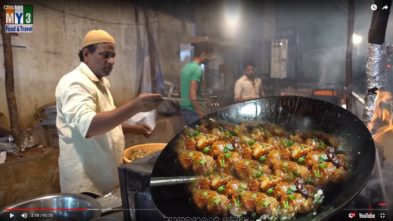 VEG MANCHURIAN NOODLES | STREET FOOD AROUND THE WORLD - HYDERABAD street food