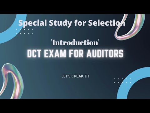 Depatrmental conformatry exam for Auditors in CAG