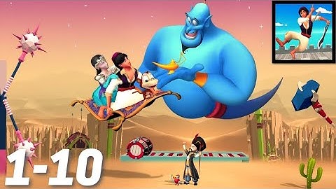 Aladdin Level 1-10 Gameplay  Save The Princess Walkthrough iOS Android Hack