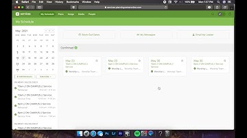 Planning Center Tutorials | Block Out Dates