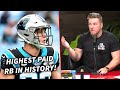 Pat McAfee Reacts To Christian McCaffrey's HUGE Pay Day