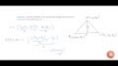 Find the coordinates of the centroid of the triangle whose vertices are `(x_1,y_1,z_1)` , `(x_2,...