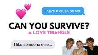 Can You Survive a LOVE TRIANGLE? 💔❤️ | Interactive Aesthetic Game screenshot 1