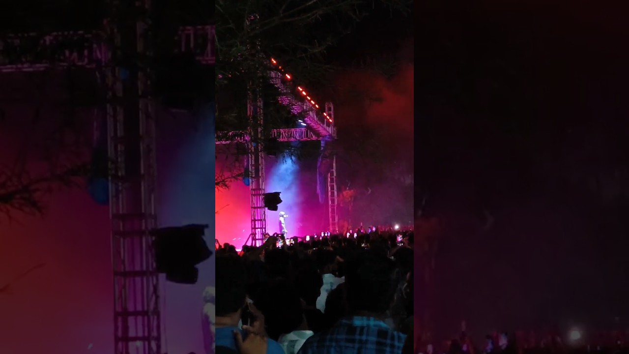 vedan live music show. "dejavu" Heera  College Fest 2025 