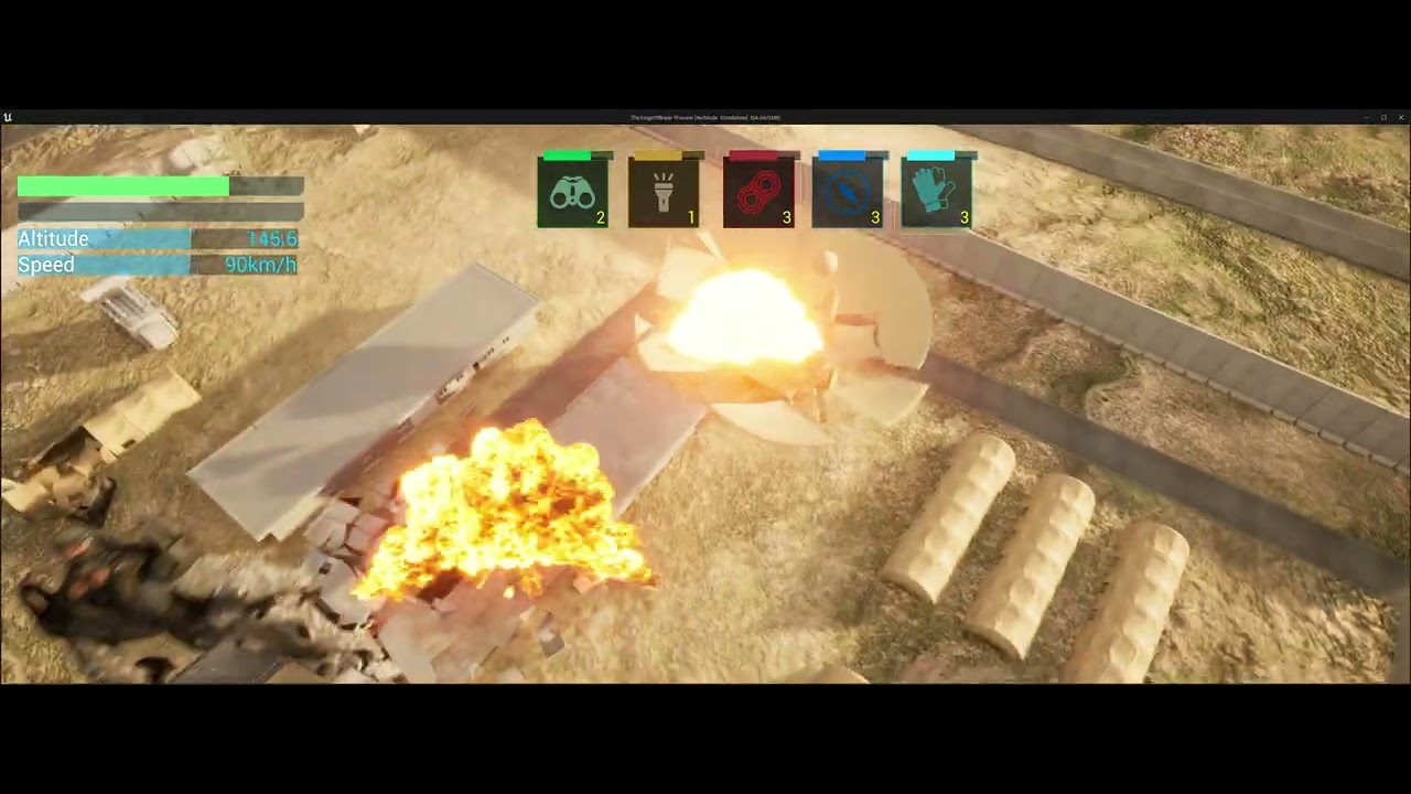 Military base with destructible building part 2 - YouTube