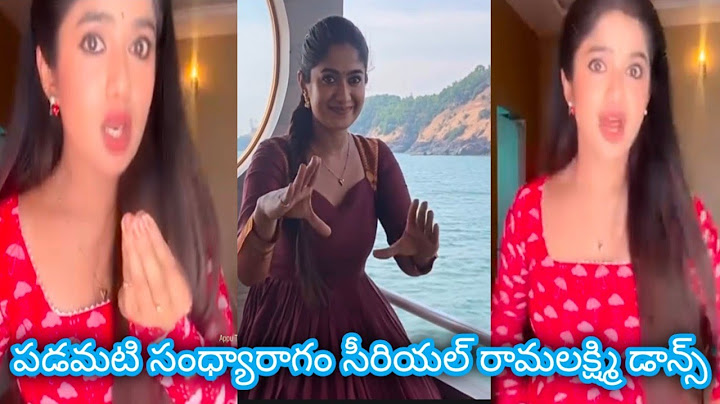 Actress Rama padamati sandhya ragam serial Soundarya reddy zeetelugu serials today
