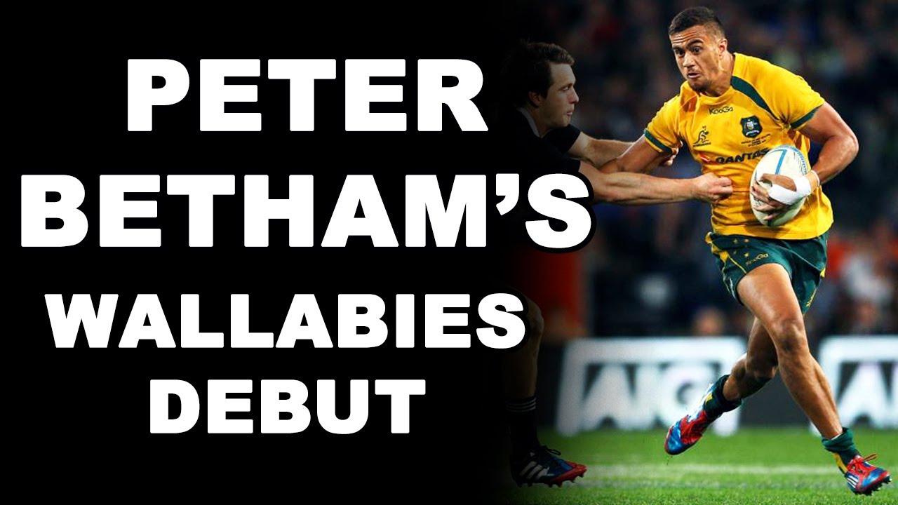 Peter Betham's Wallabies Debut