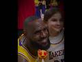 She Got Emotional Seeing LeBron James 🥹 #nba #shorts
