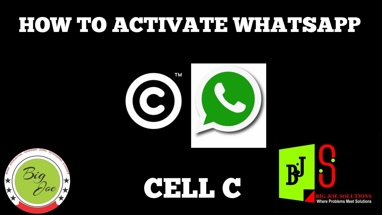 How To Activate Whatsapp Bundle On Cell C Network YouTube