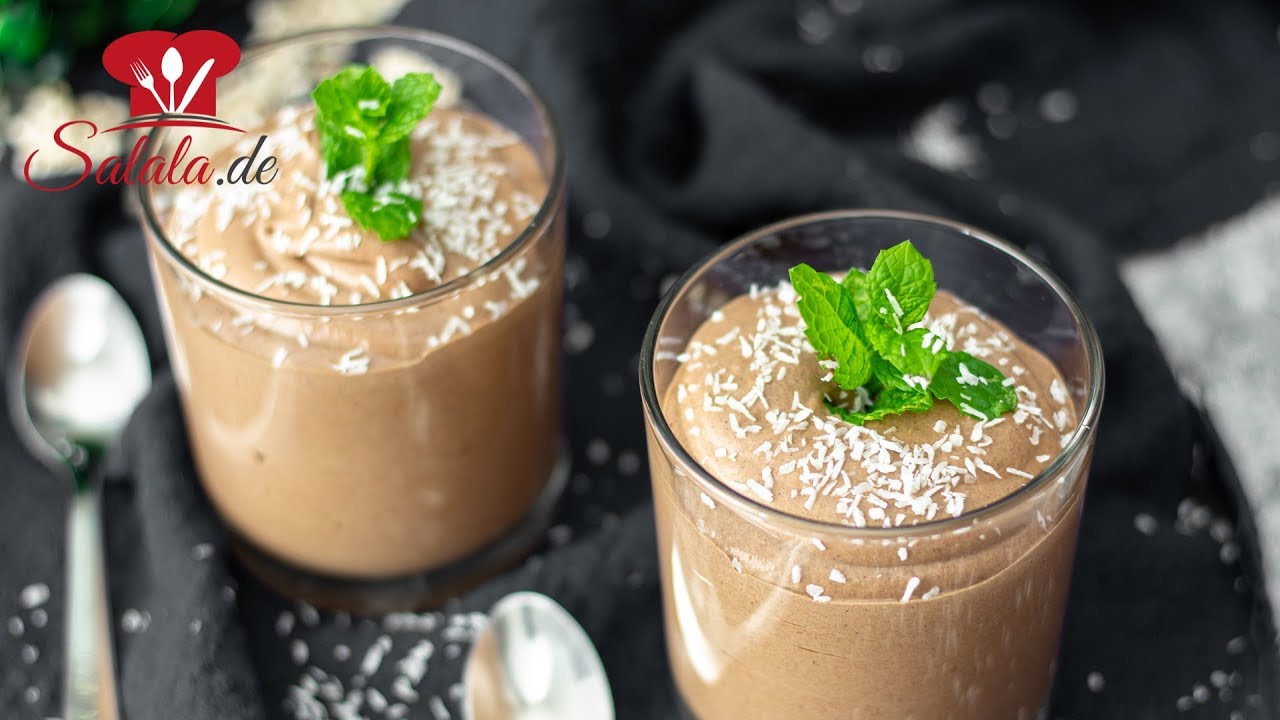 Keto Schoko Kokos Paradiescreme I Fettfasten Und Low Carb Dessert Rezept Youtube 