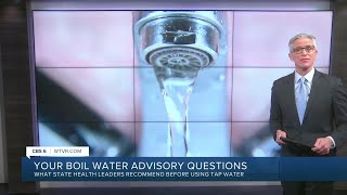 What you can and can't do with tap water under a boil water advisory