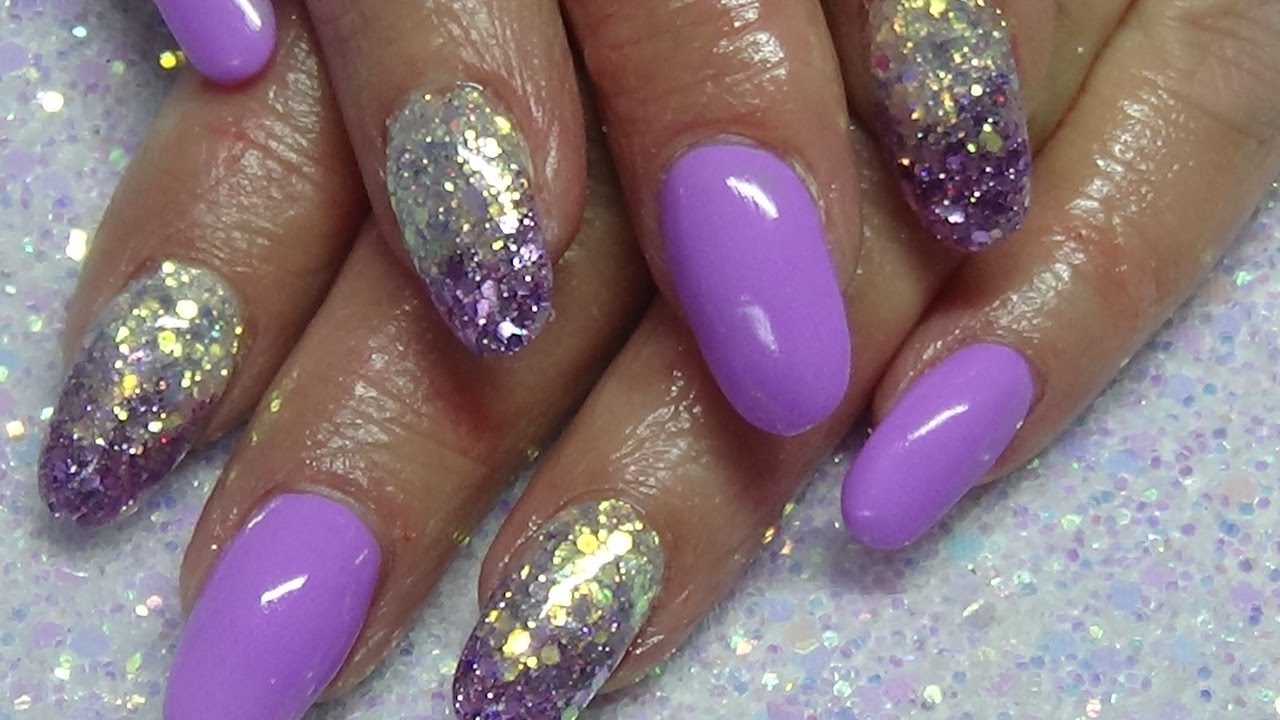 3. Glitter Ombre Acrylic Nails - wide 11