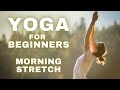 Morning yoga for beginners  gentle yoga with a chair  body wisdom