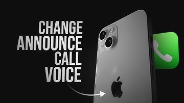 How to Change Announce Call Voice in iPhone (tutorial)