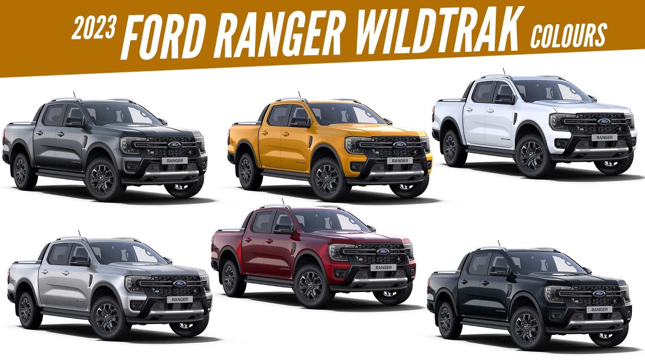 2023 Ford Ranger Wildtrak Pickup All Color Options Images