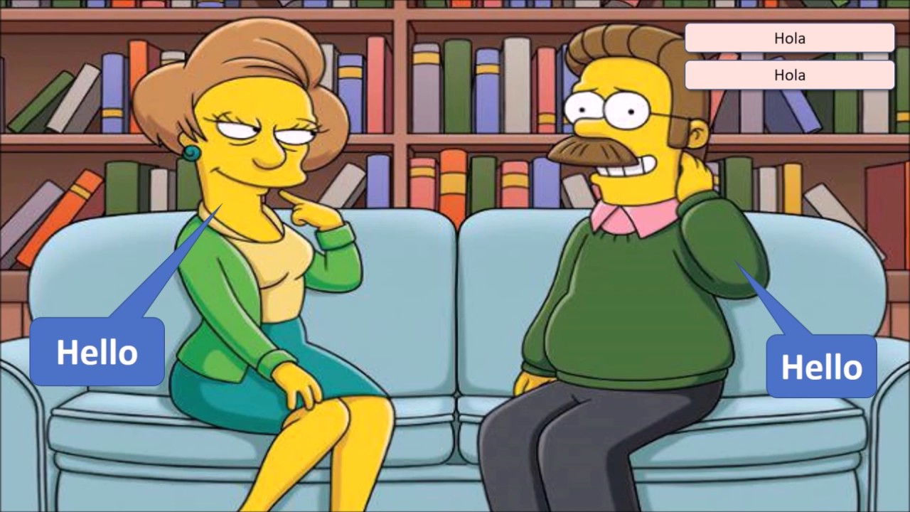 Saludos en inglés con Los Simpson - YouTube