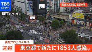 【速報】東京都、新たに１８５３人の感染発表