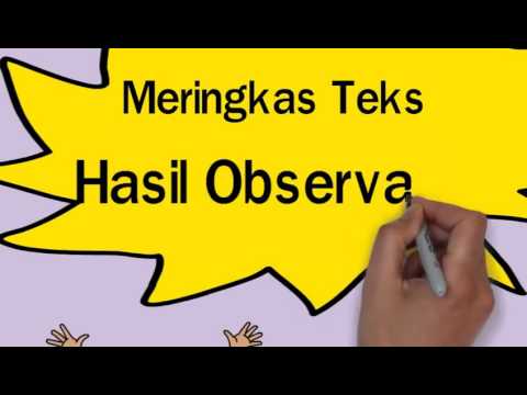Video Pembelajaran Meringkas Teks Hasil Observasi Out By Nurus Annisa Youtube