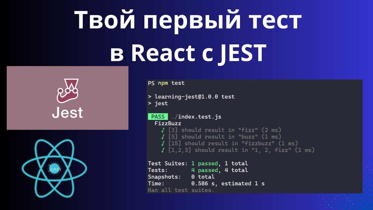 Введение в тестирование в React с помощью Jest